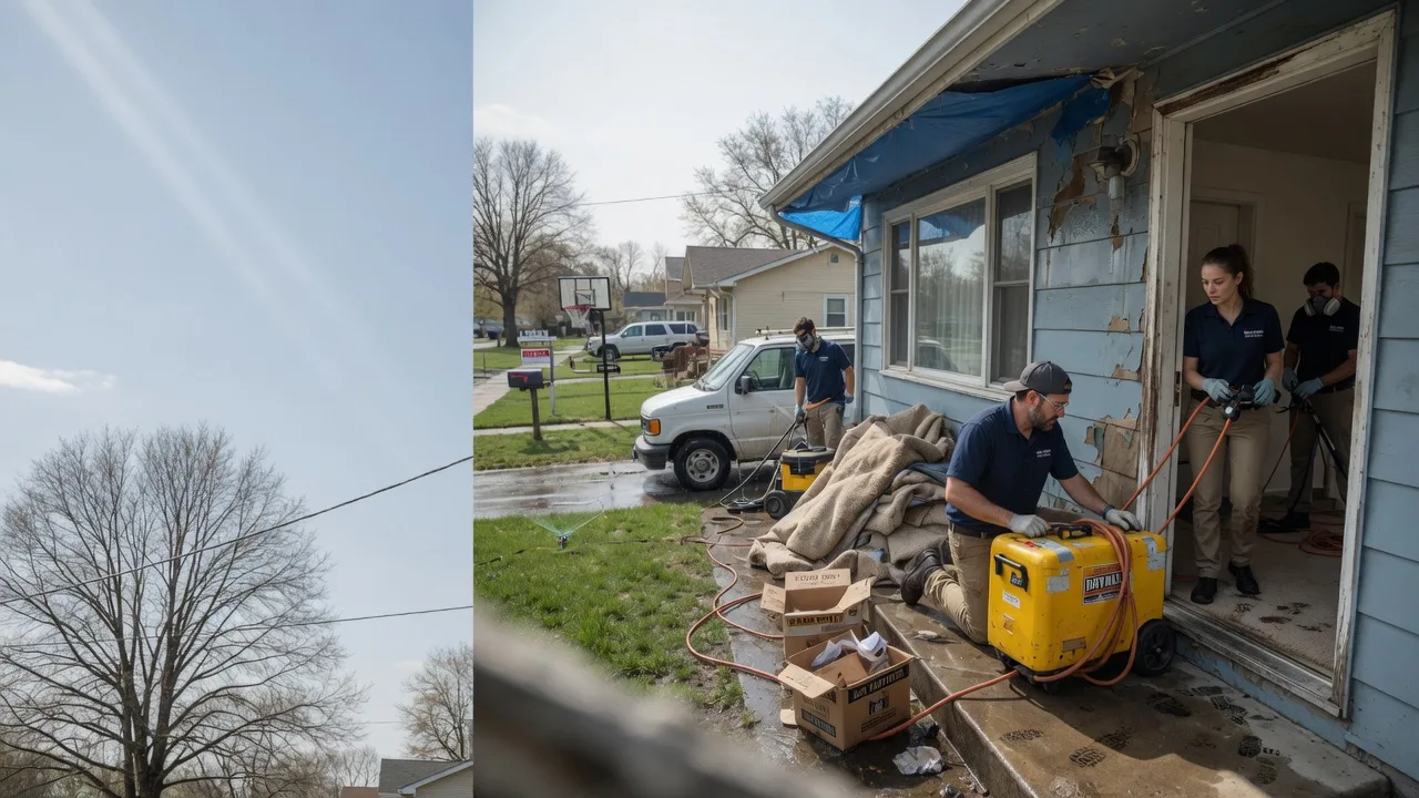 Basement Flood Cleanup in Mendon, OH near me